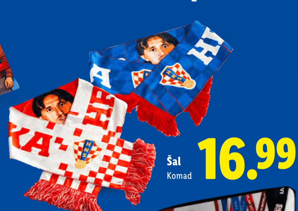 Šal Komad - Akcija u trgovini Lidl