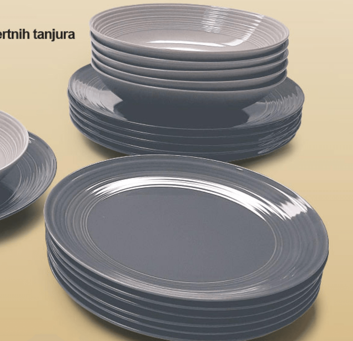 Set dubokih tanjura 6 kom/set - Akcija u trgovini KTC