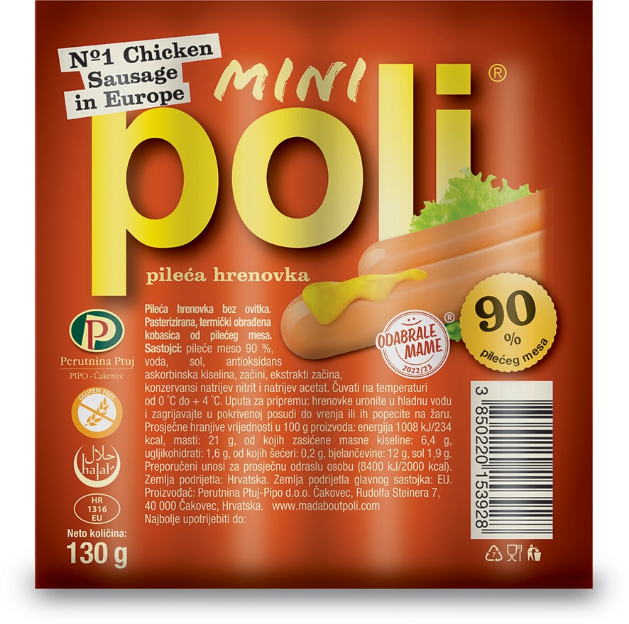 Poli hrenovke 130 g ili 330 g - Akcija u trgovini Spar