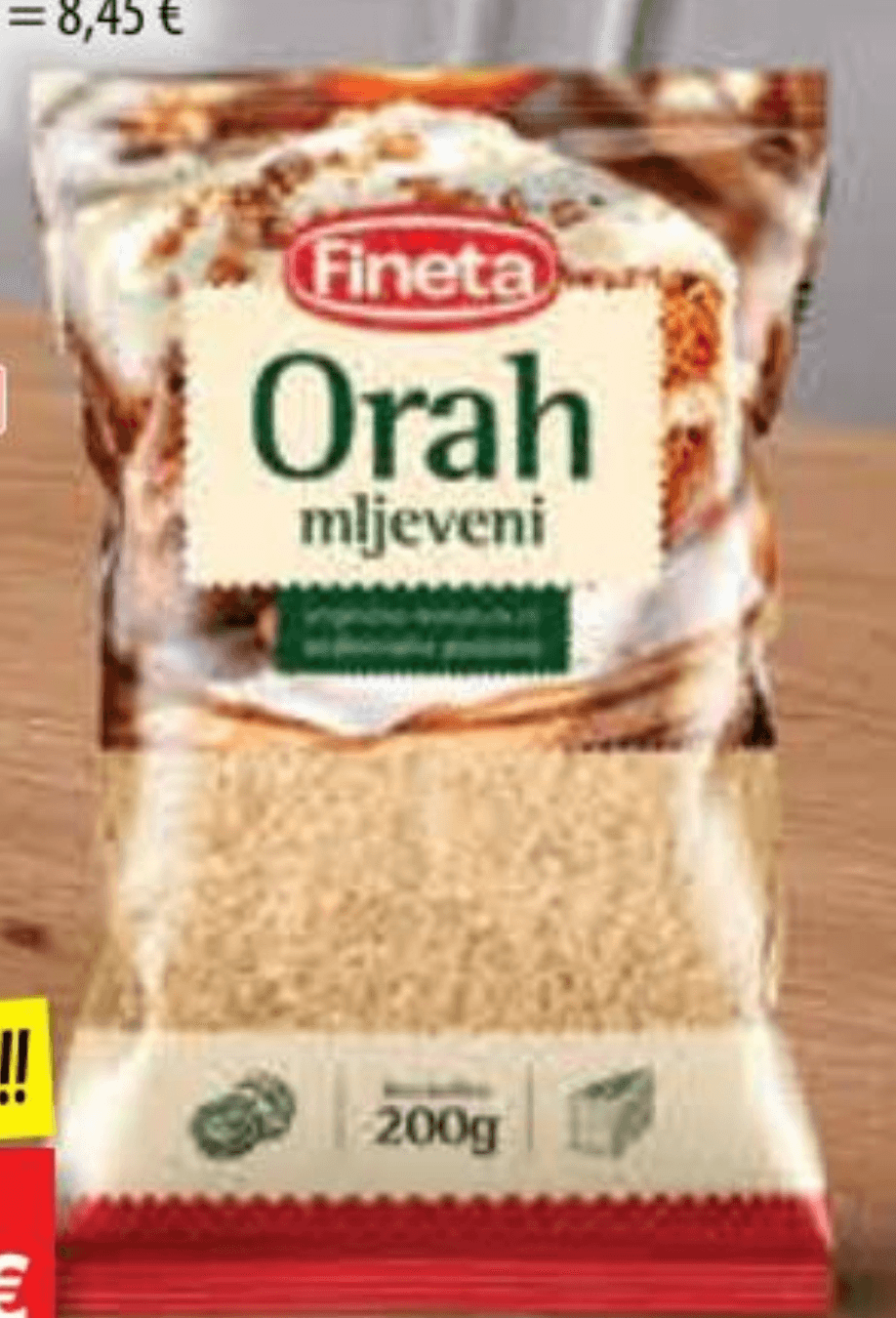 Orah mljeveni 200 g Finetta - Akcija u trgovini NTL