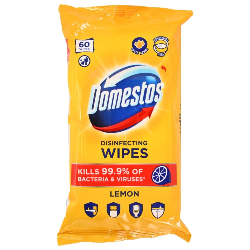 Domestos Vlažne maramice 60/1 - Akcija u trgovini Kaufland