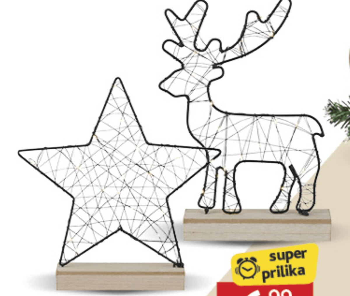 LED zvijezda kom - Akcija u trgovini Konzum