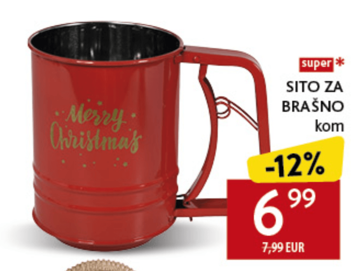 Sito za brašno - Akcija u trgovini Konzum
