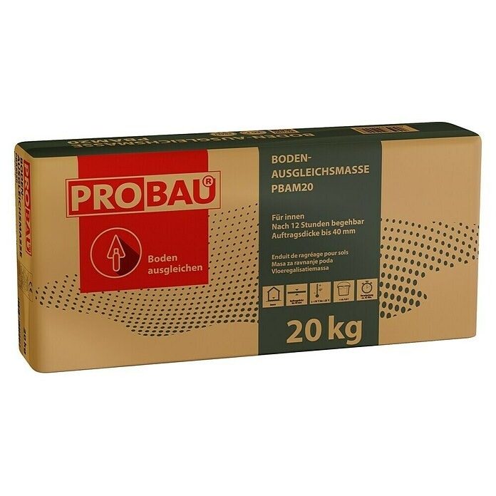 PROBAU masa za izravnavanje poda 'PBAM20' 20 kg Akcija u trgovini Bauhaus