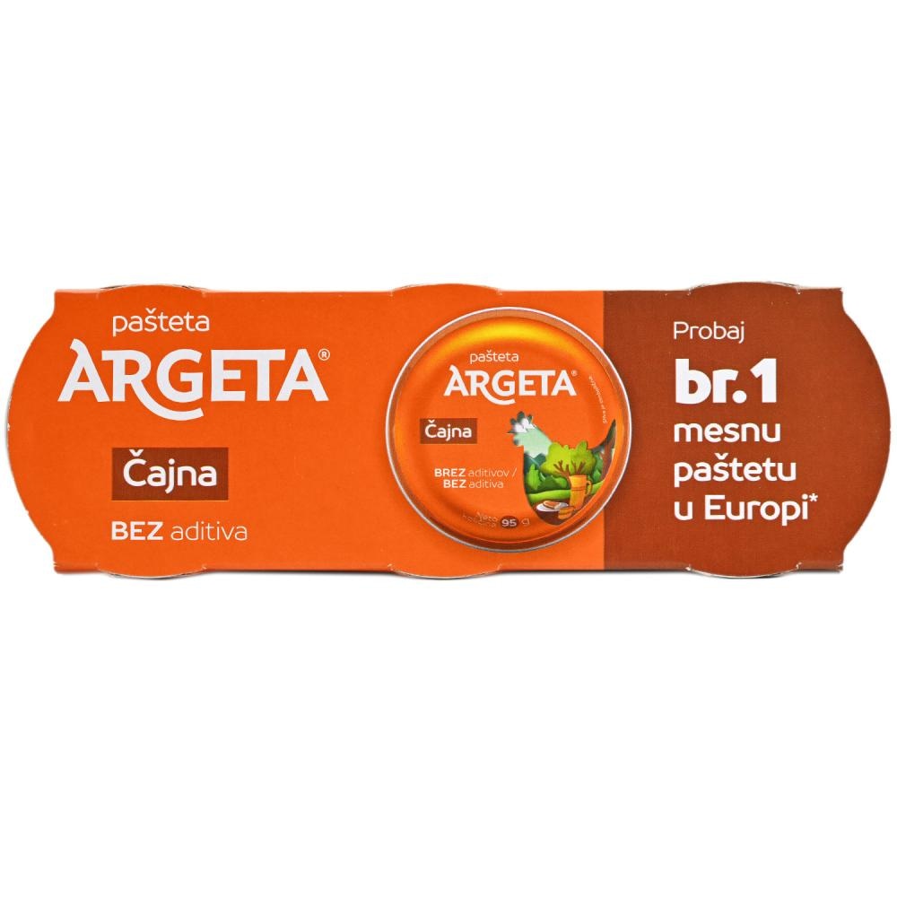 Argeta pašteta 3x95 g Akcija u trgovini Konzum