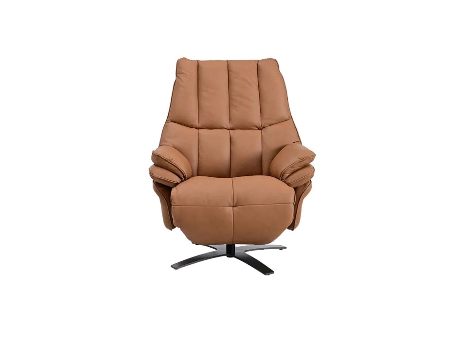 Okretna kožna relax fotelja DEVON Akcija u trgovini Harvey Norman