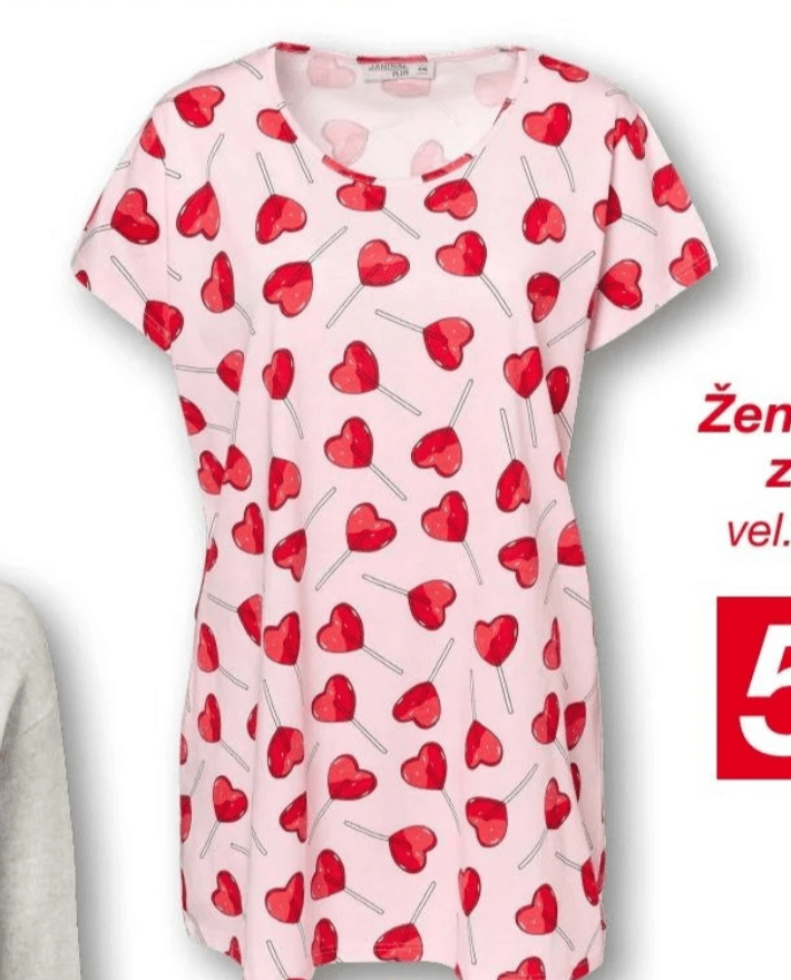 Ženska majica za spavanje - Akcija u trgovini Kik