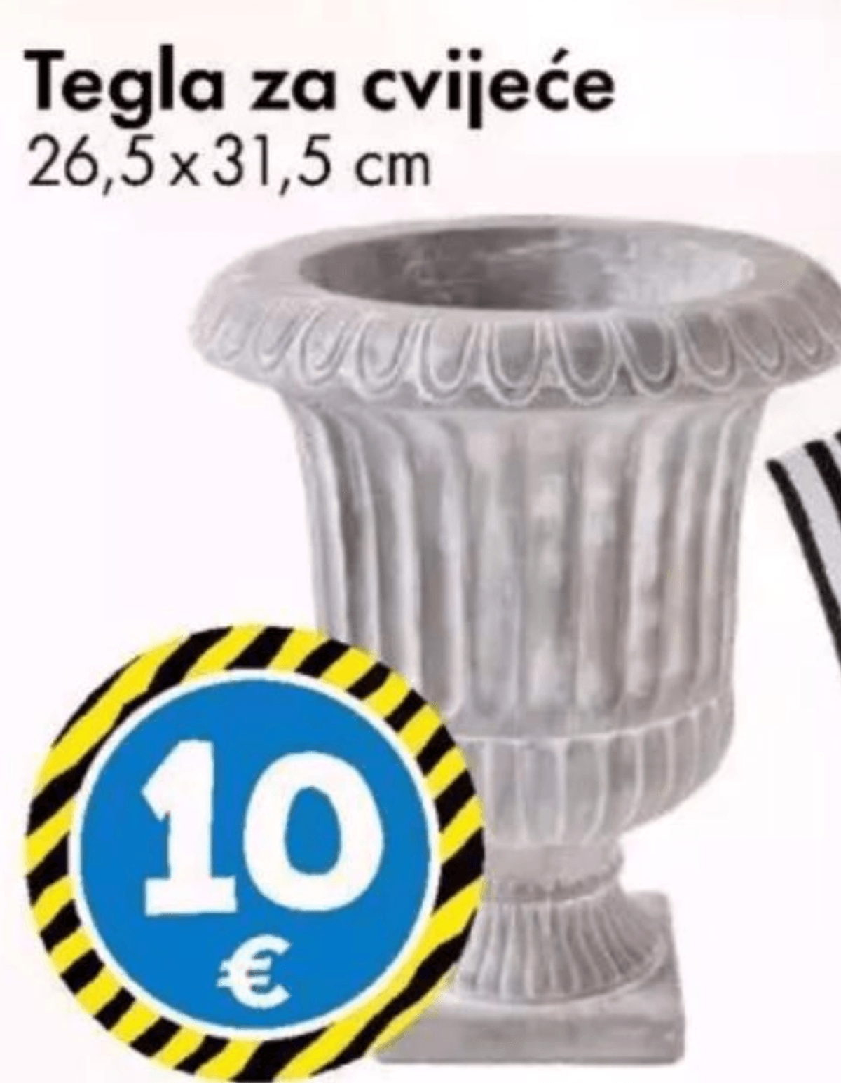 Tegla za cvijeće - Akcija u trgovini Tedi