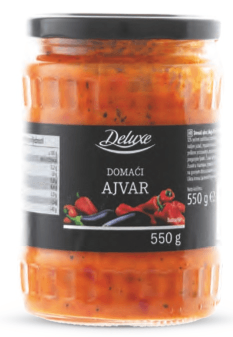 Domaći ajvar 550 g Deluxe - Akcija u trgovini Lidl