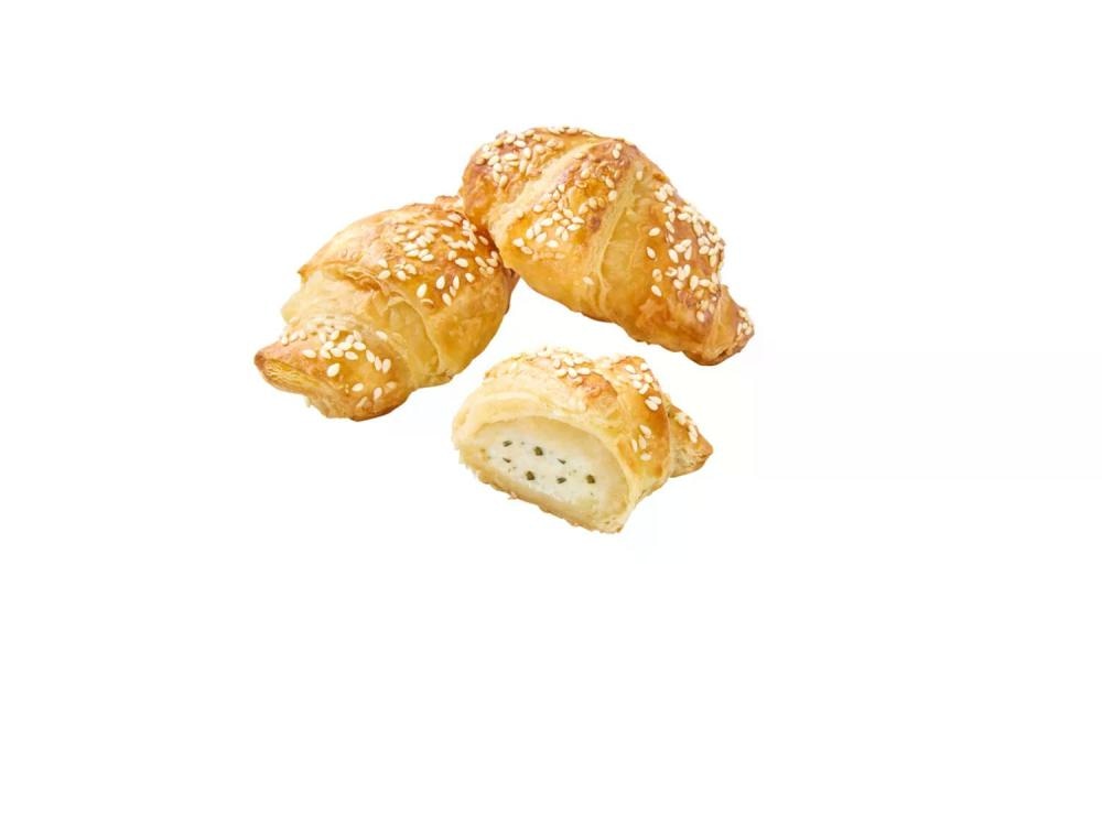 Mini croissant s kozjim sirom i začinima 32 g - Akcija u trgovini Lidl