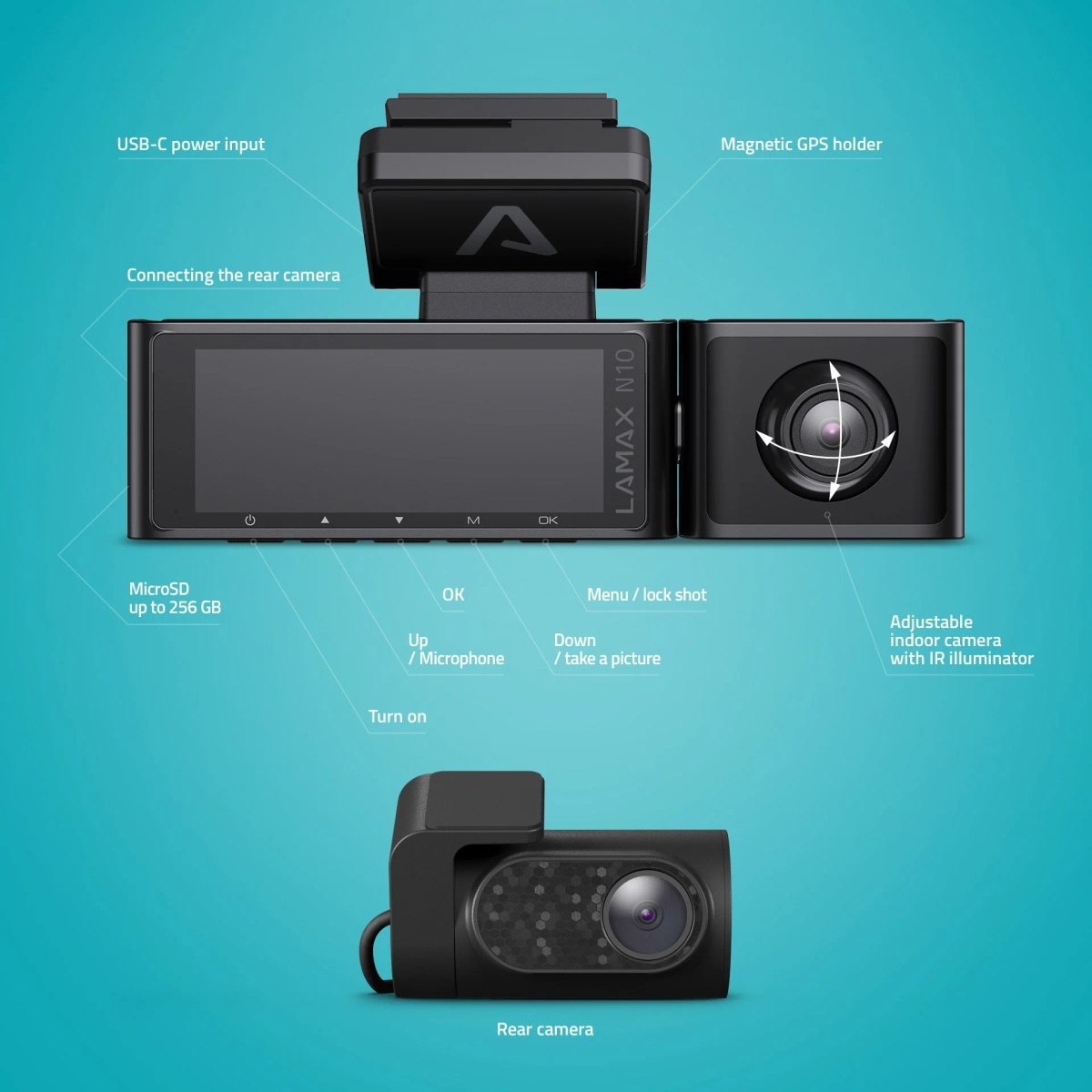 LAMAX Auto kamera N10 GPS 3IN1 - Akcija u trgovini Tokić