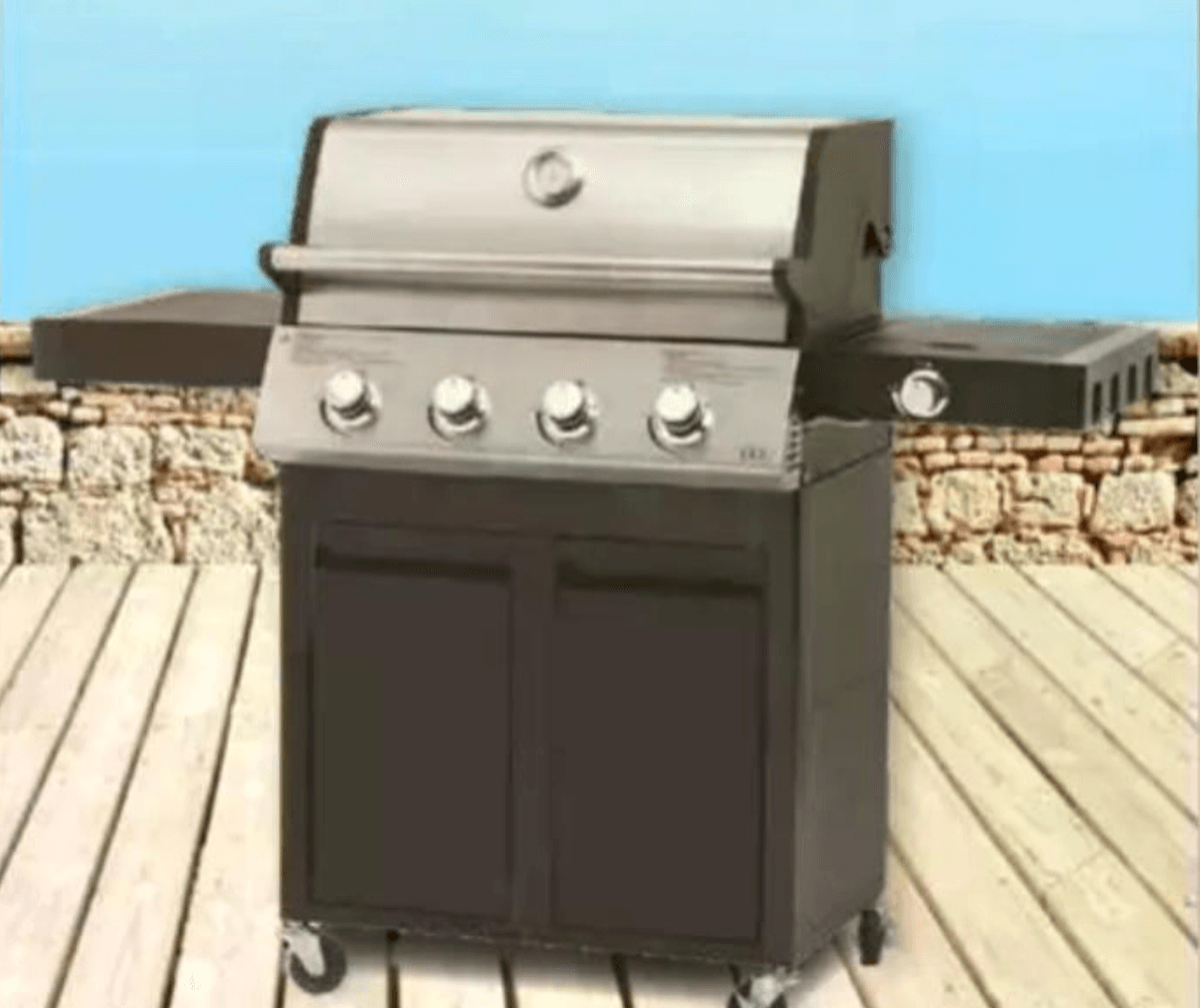 Roštilj na plin s kotačima - Akcija u trgovini Pevex