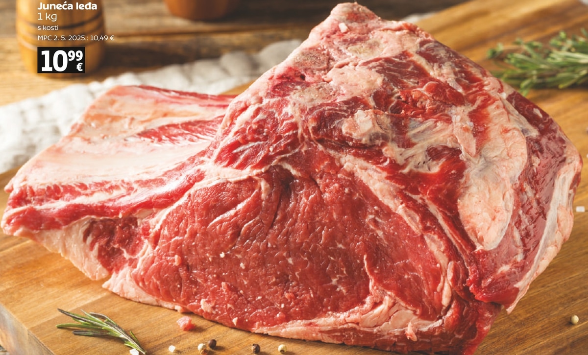 Juneća leđa 1 kg - Akcija u trgovini Tommy