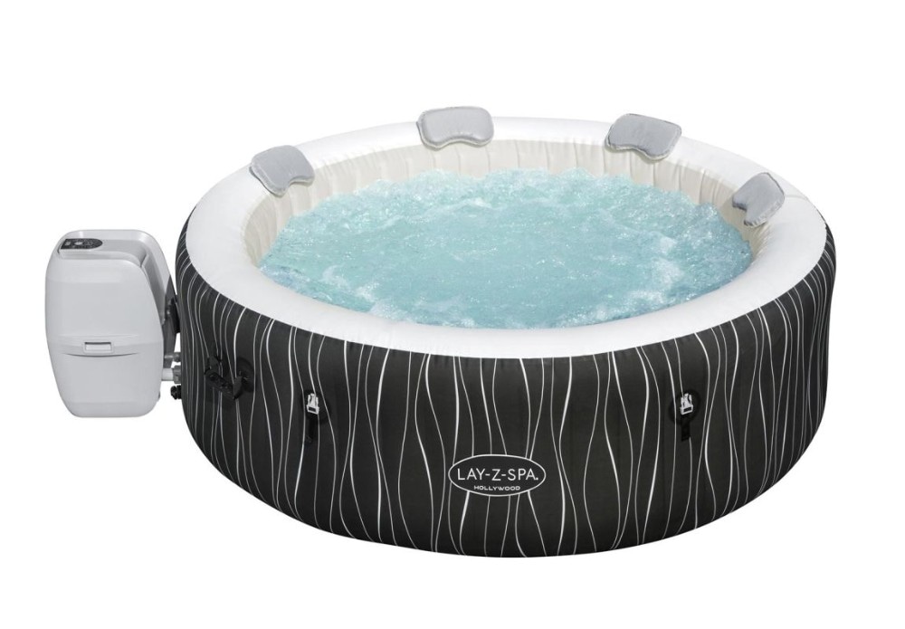 Lay-Z-Spa Hidromasažni bazen Hollywood AirJet 196x196x66 cm - Akcija u trgovini Merkury