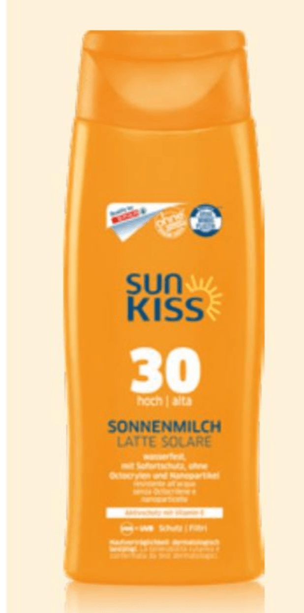 SUN KISS Mlijeko za tijelo SPF30 200 ml - Akcija u trgovini Spar