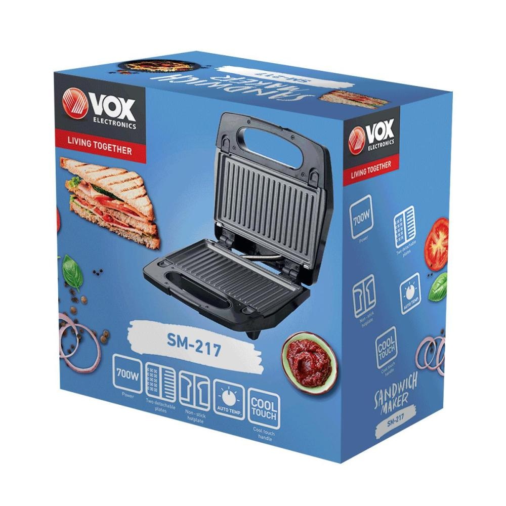 Toster preklopni Vox SM 217 - Akcija u trgovini Vinkoprom