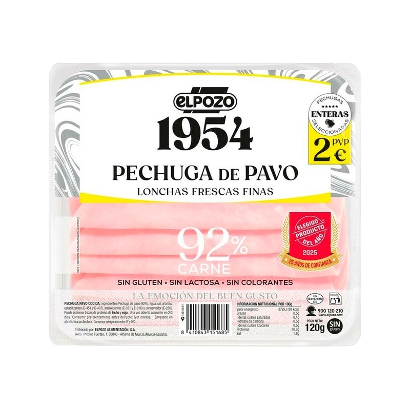 El Pozo 1954 Pureća prsa 120g + 20g Elpozo Akcija u trgovini Žabac