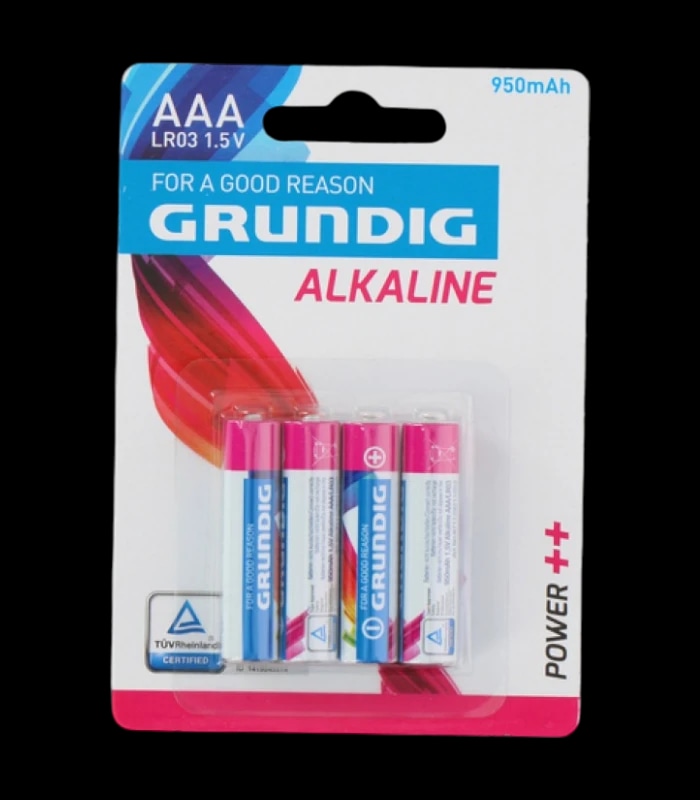 Baterije Grundig AAA 4 kom - Akcija u trgovini Boso