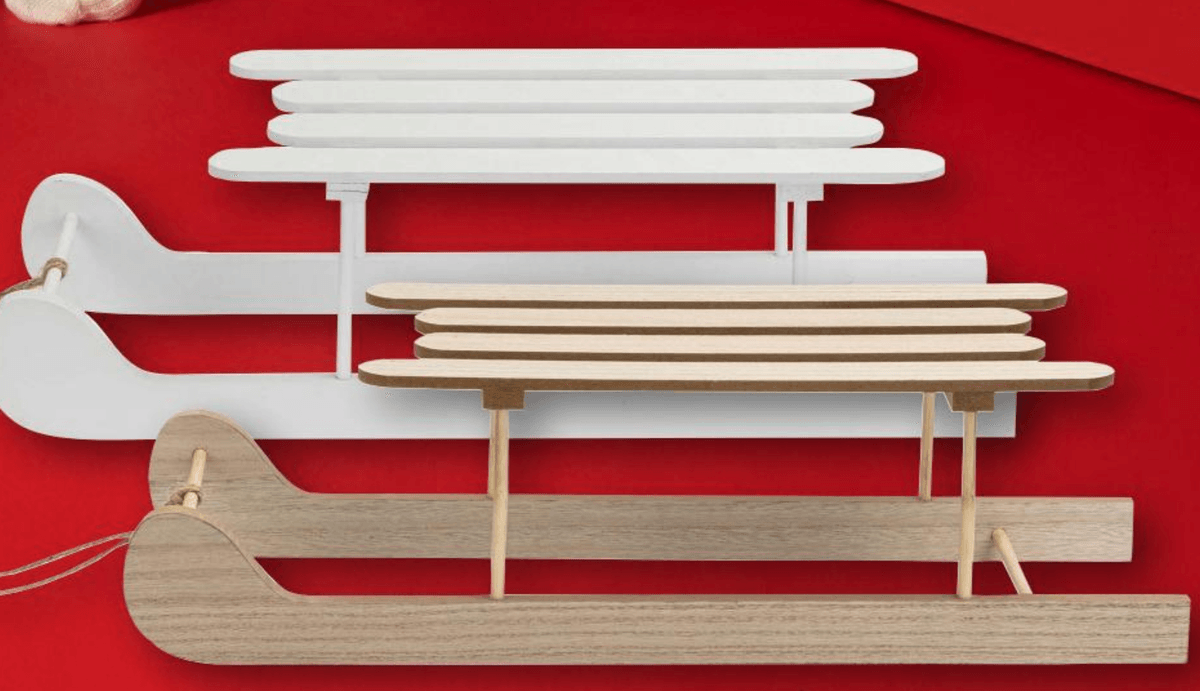 Dekorativne sanjke - Akcija u trgovini Kik