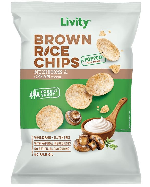 Kreker ili čips od riže Livity 100 g ili 60 g - Akcija u trgovini KTC