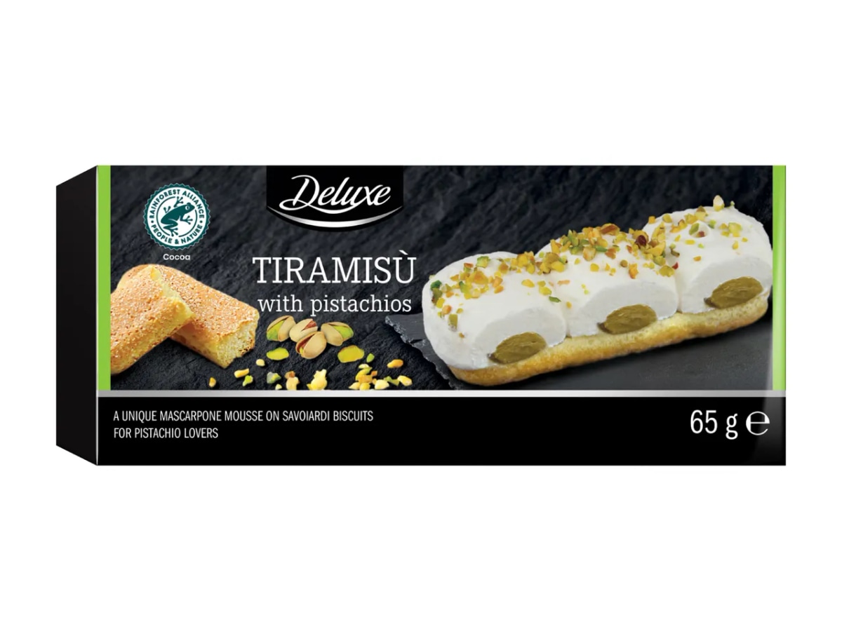 Deluxe Tiramisu s pistacijom 65 g - Akcija u trgovini Lidl