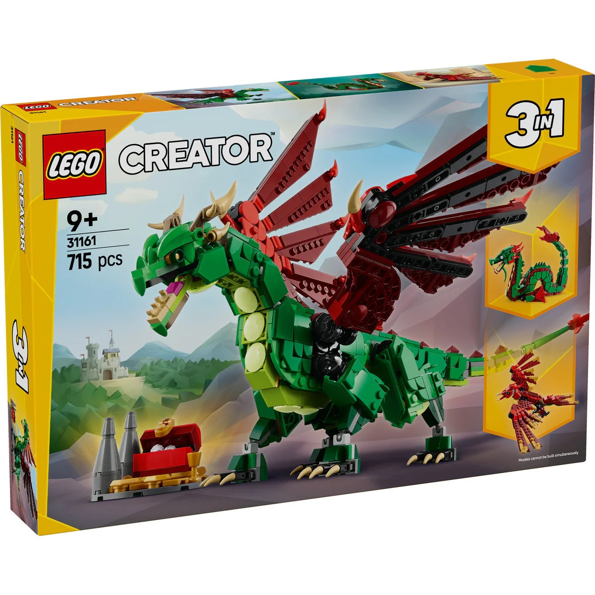 LEGO Srednjovjekovni zmaj 715 pcs LEGO Creator - Akcija u trgovini Konzum