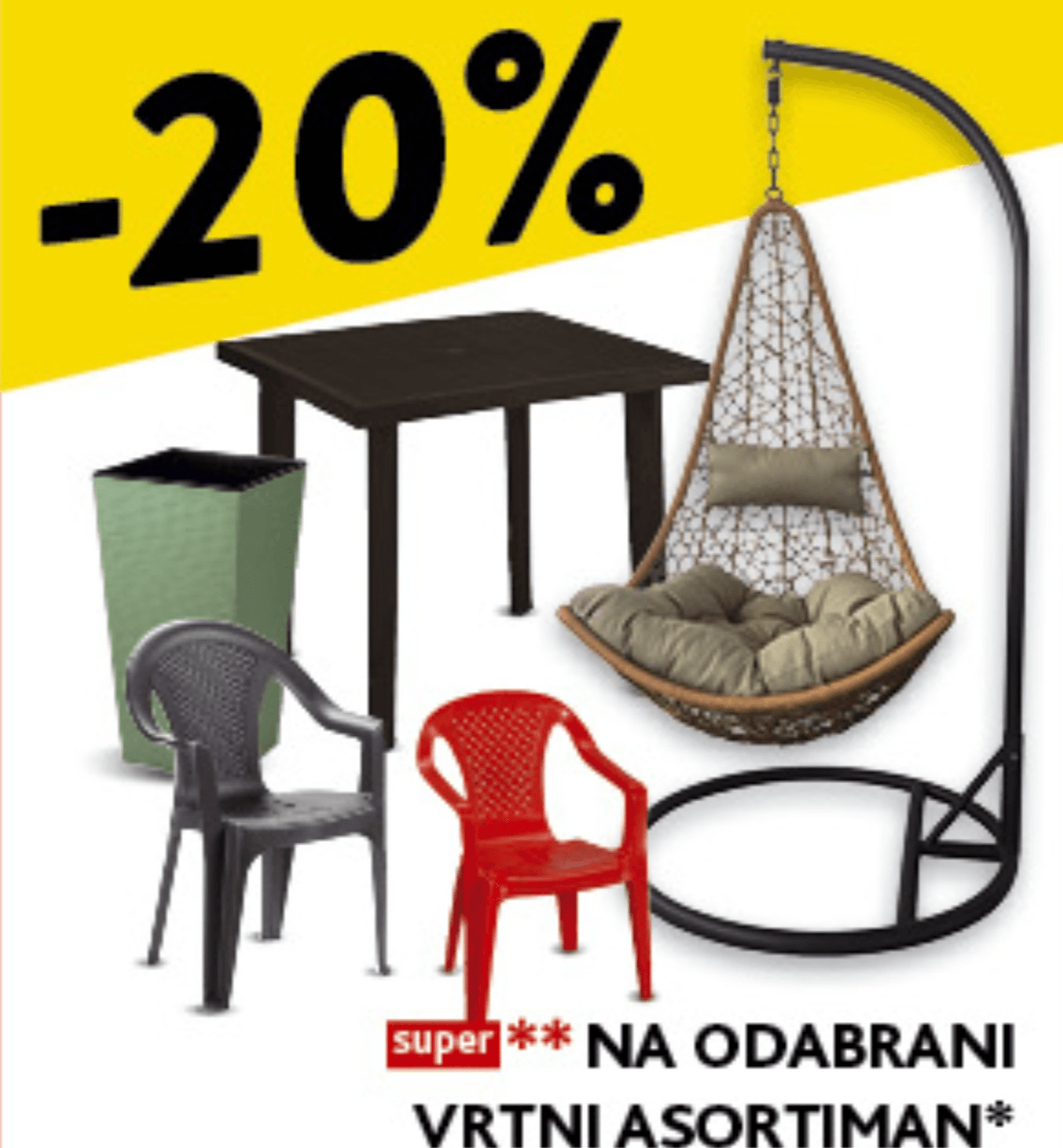 Odabrani vrtni asortiman - Akcija u trgovini Konzum