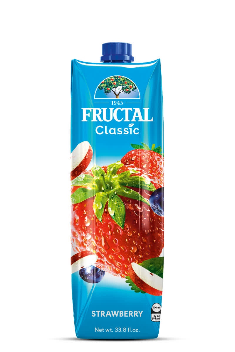 SOK JAGODA Classic Fructal 1,00L - Akcija u trgovini Vrutak