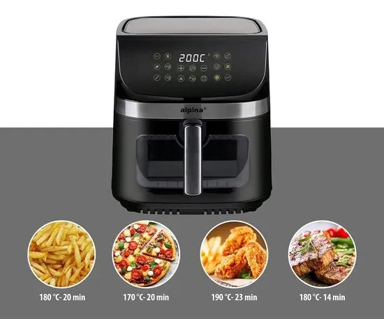Friteza na vrući zrak Alpina 1 kom - Akcija u trgovini Spar