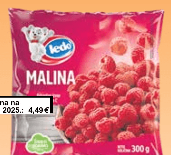 Smrznuto voće Ledo 300 g - Akcija u trgovini KTC