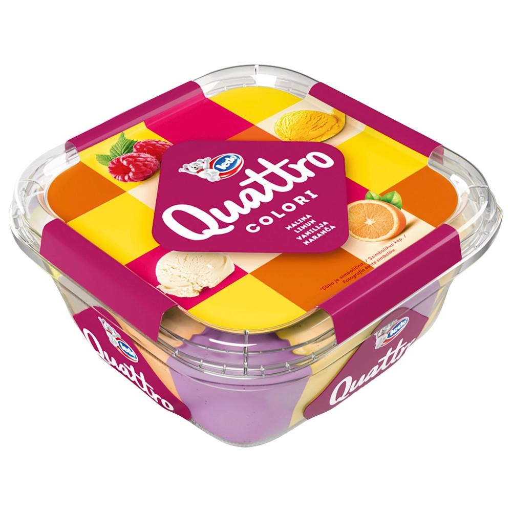 Quattro sladoled 1500ml - Akcija u trgovini Konzum