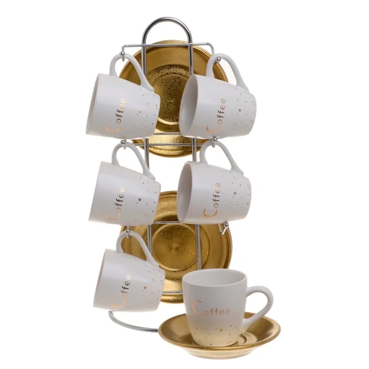 Set šalica za kavu s tanjurićima Filo Oro - Akcija u trgovini Interspar