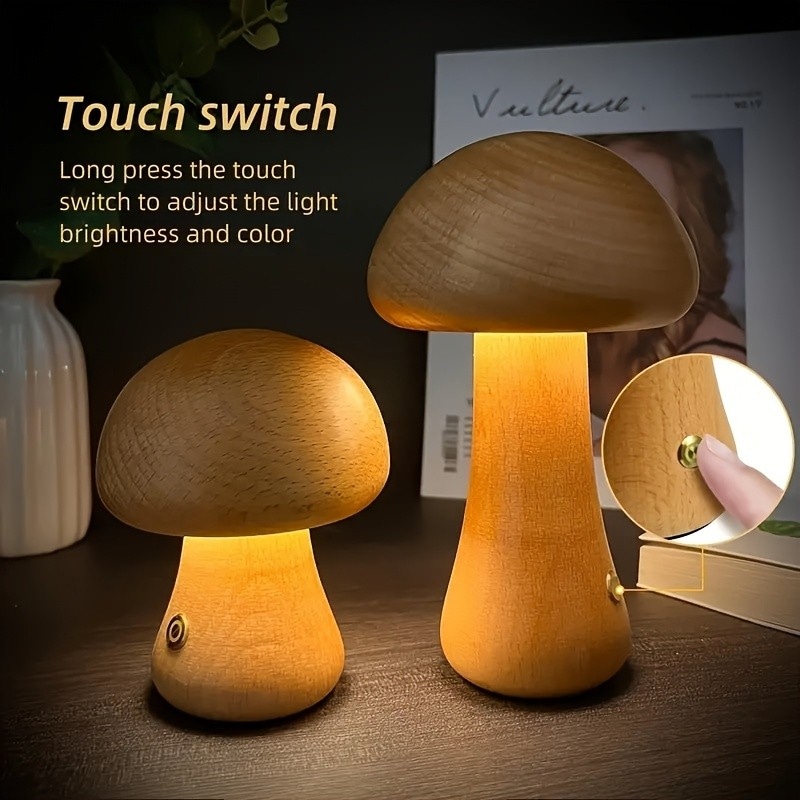 LED touch lampa gljiva 1 kom Akcija u trgovini Mueller