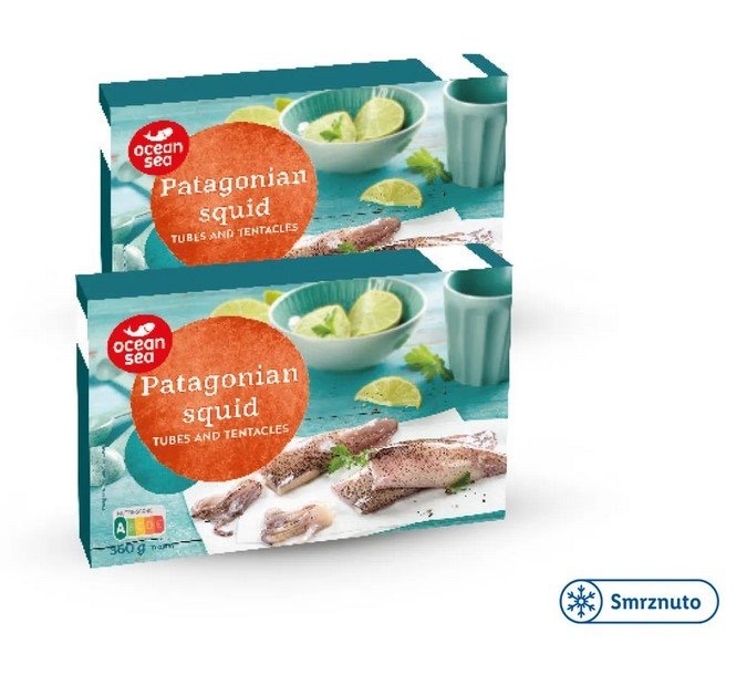 Lignja patagonica 360 g Ocean Sea Akcija u trgovini Lidl