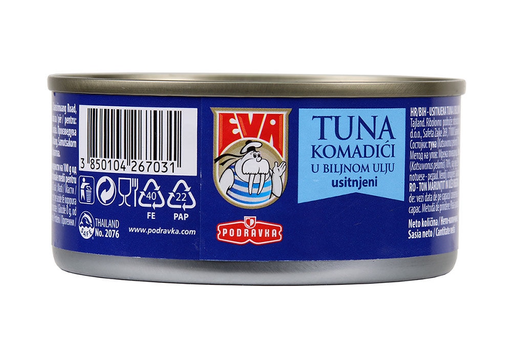 Eva tuna komadići u biljnom ulju 160 g - Akcija u trgovini Bakmaz