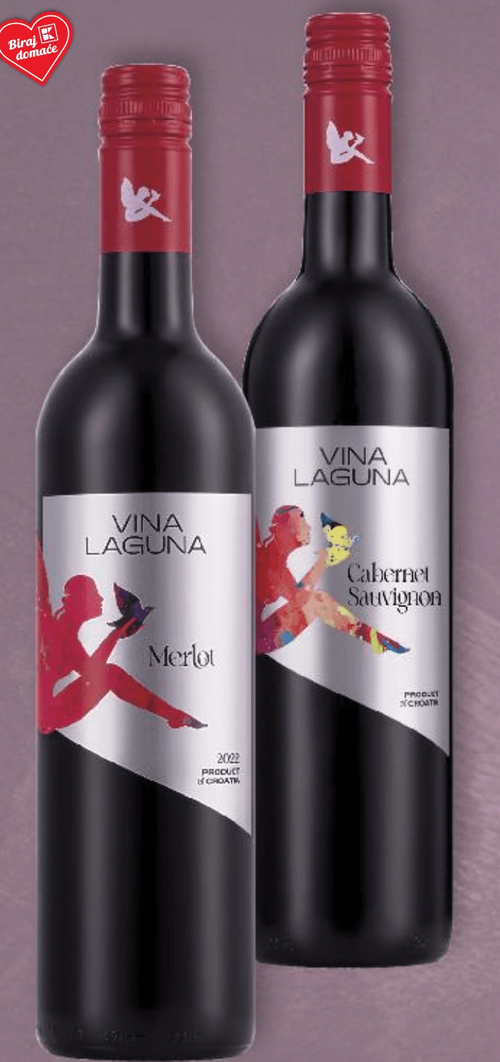 VINA LAGUNA Cabernet Sauvignon ili Merlot 0,75 l - Akcija u trgovini Kaufland