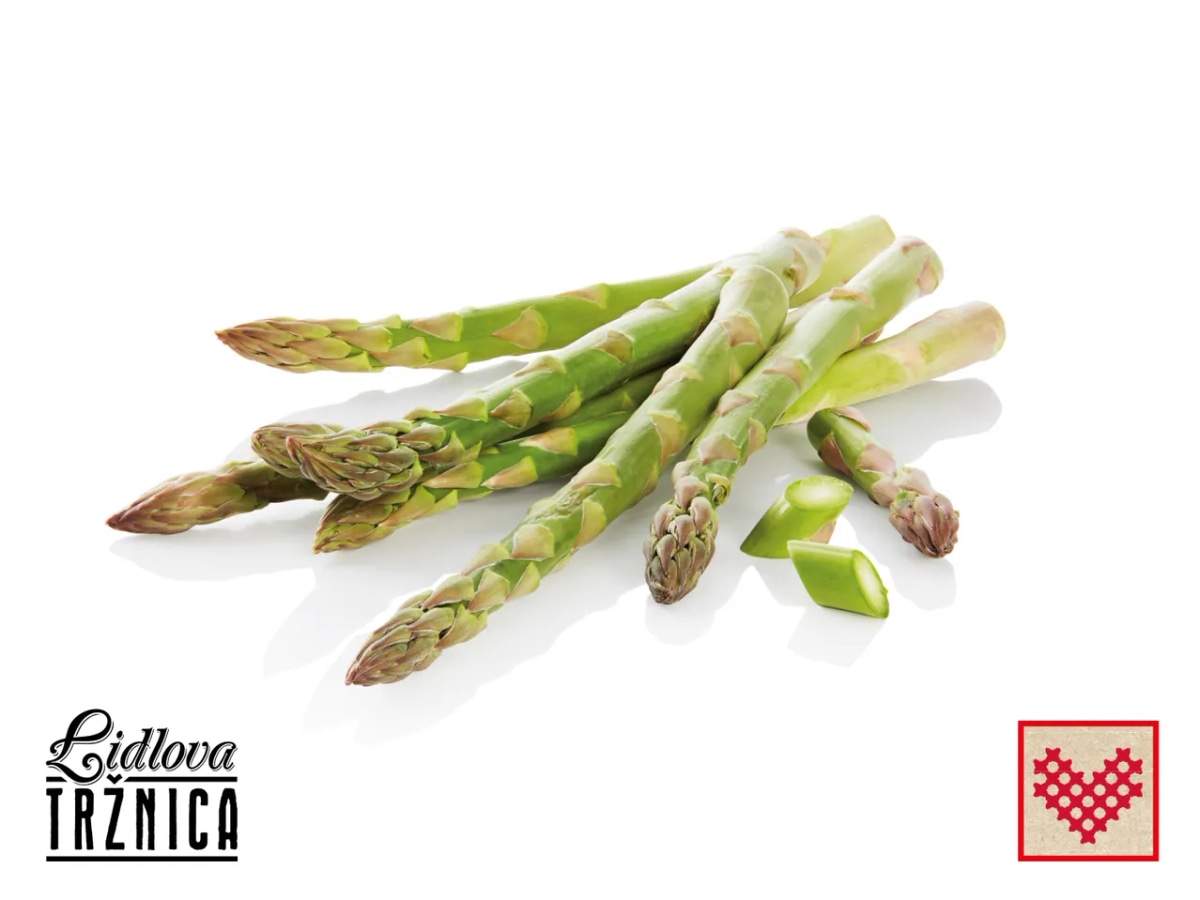 Domaća šparoga zelena 500 g - Akcija u trgovini Lidl