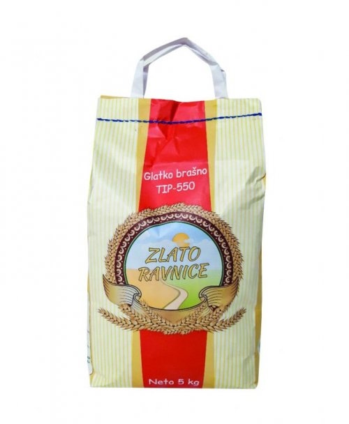 Zlato ravnice Brašno T-550 glatko 5 kg - Akcija u trgovini NTL