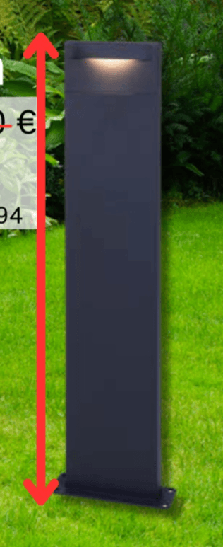 Vanjska svjetiljka - Akcija u trgovini Alles