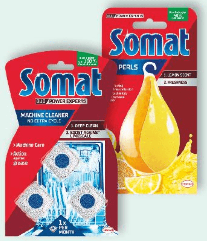 Somat Tablete za čišćenje ili Osvježivač za perilicu posuđa 3x19 g ili 17g - Akcija u trgovini Kaufland