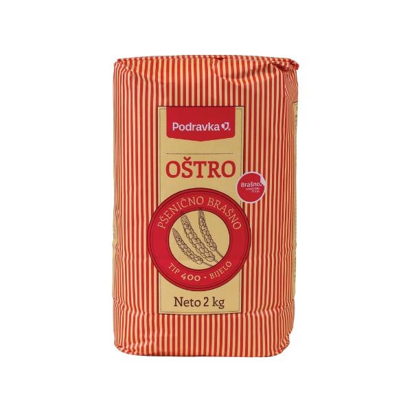Podravka Brašno oštro 2 kg - Akcija u trgovini Tommy