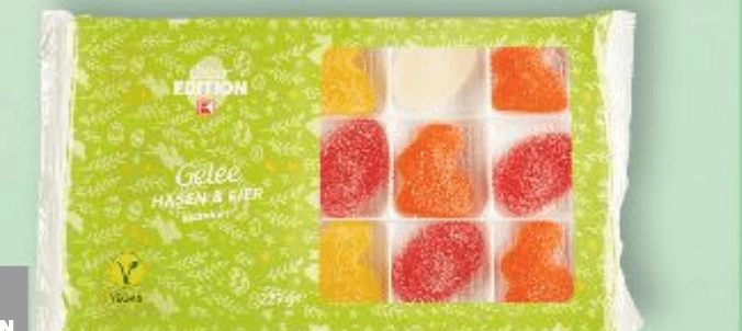 Žele u obliku zeca i jaja 225 g - Akcija u trgovini Kaufland