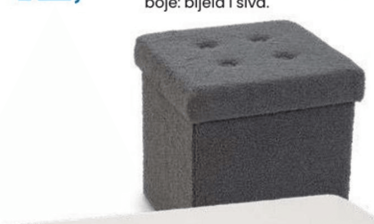 Sklopivi tabure TECNO ACQUA - Akcija u trgovini Eurospin