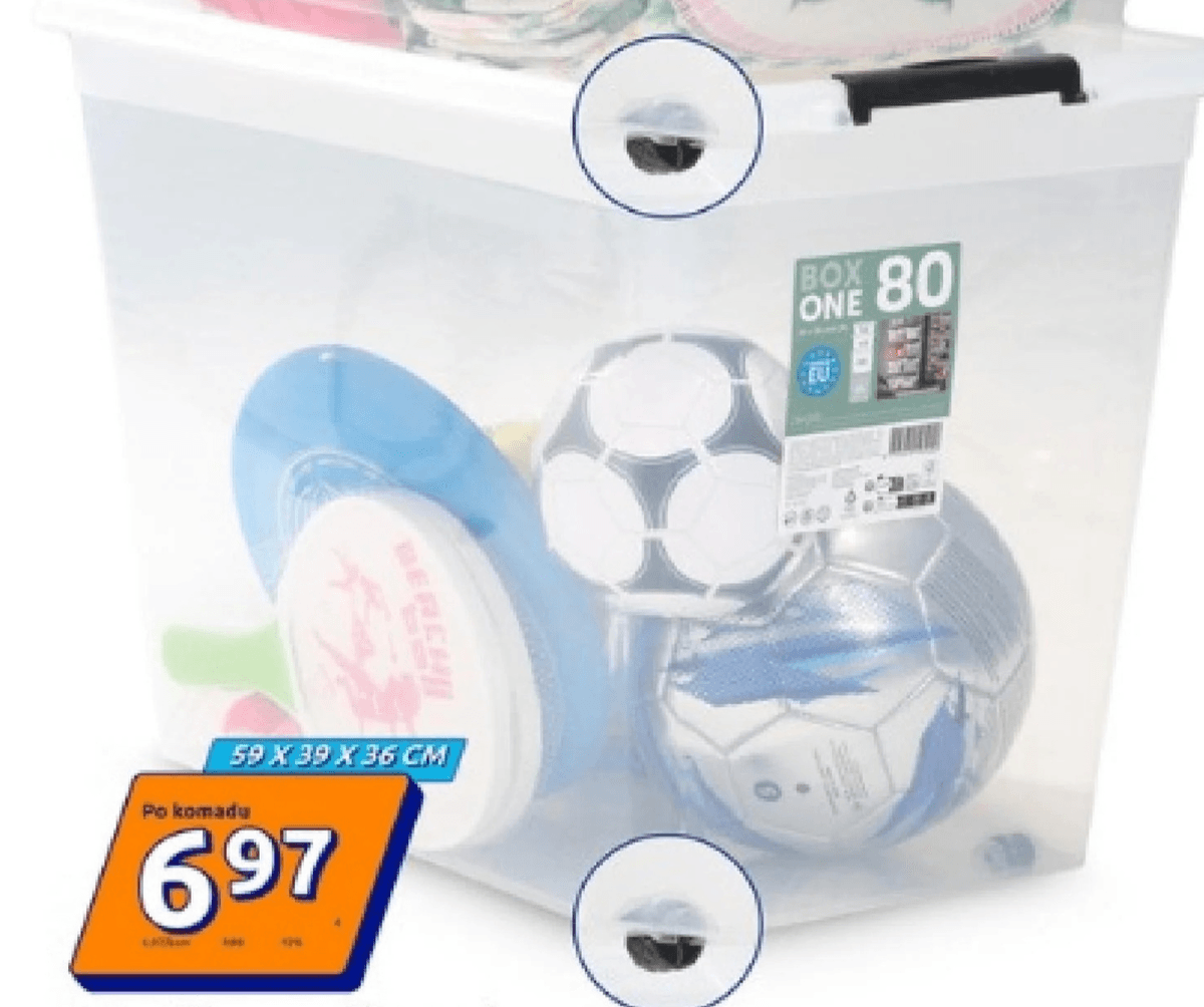 Box One kutija za odlaganje 1 kom - Akcija u trgovini Action