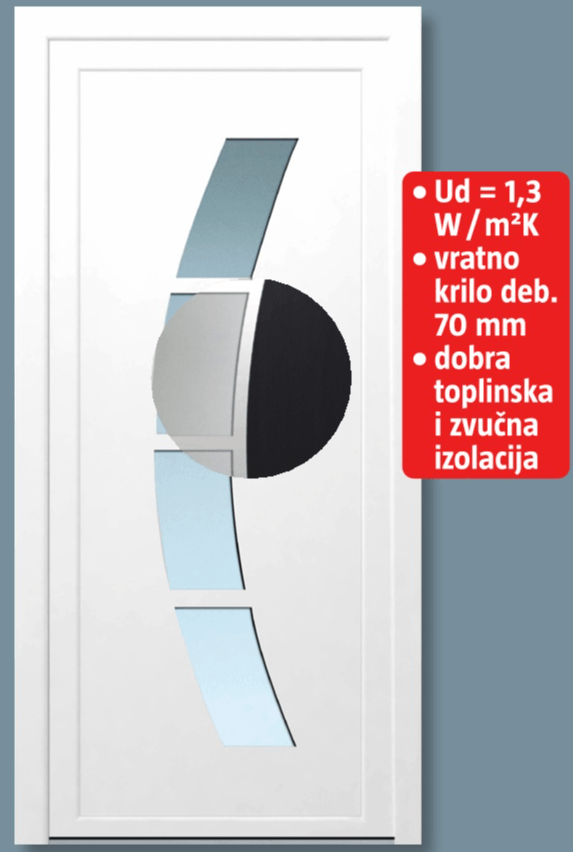 Ulazna vrata 'Milano KF740' - Akcija u trgovini Bauhaus