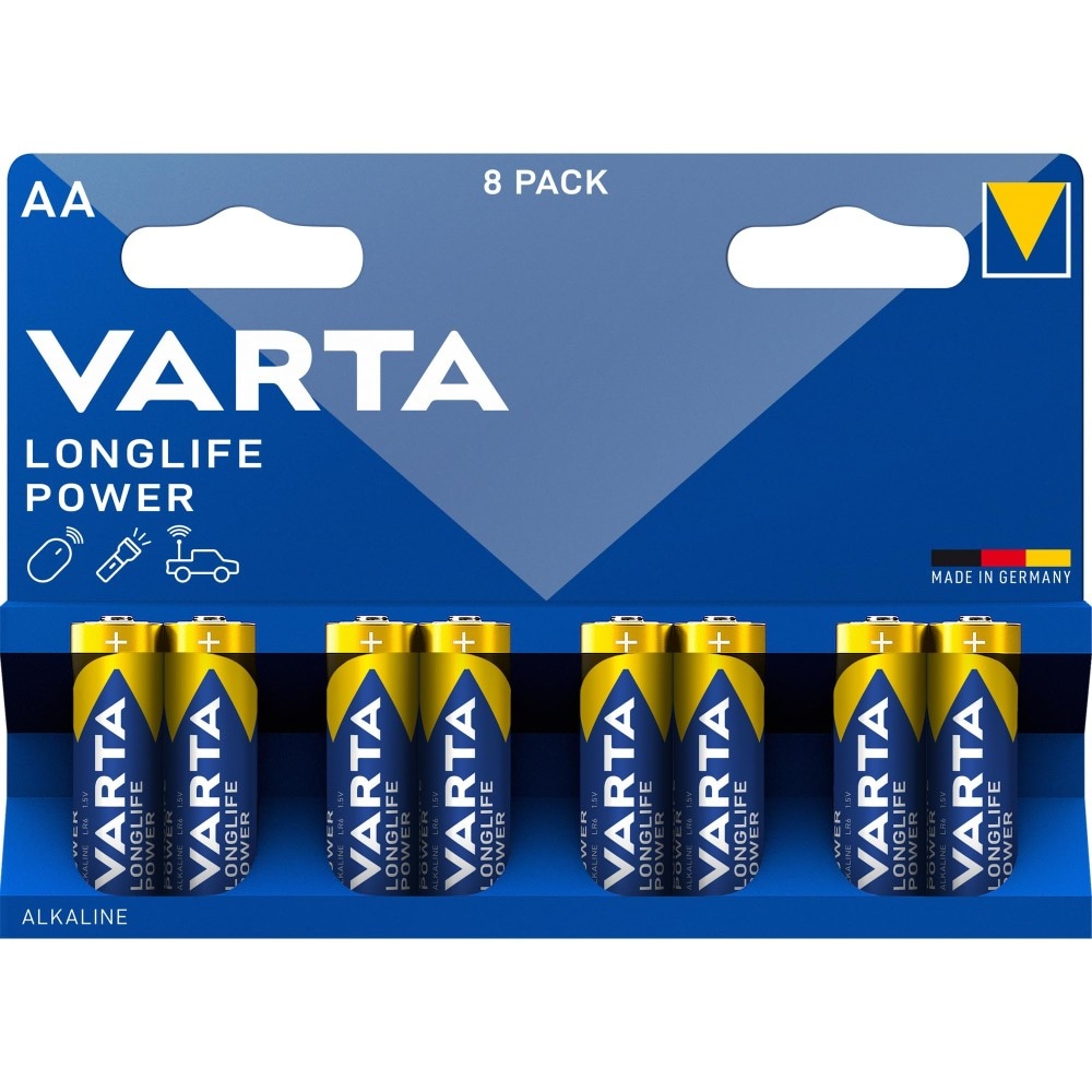 Baterije Varta 8/1 Longlife Power 1 pak Akcija u trgovini Interspar