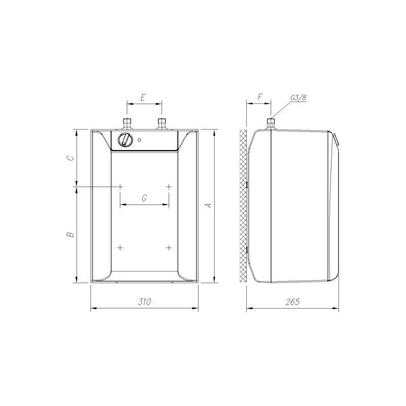 Gorenje bojler TEG10 O / U 10 I. - Akcija u trgovini Alles