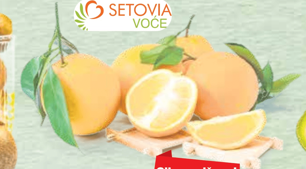 Setovia Voće Naranča egipatska - Akcija u trgovini KTC