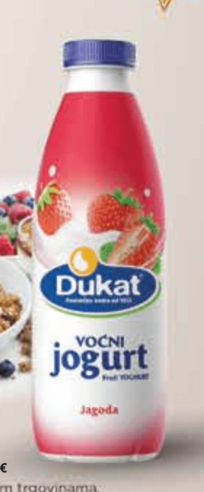 Dukat Voćni jogurt 1 kg - Akcija u trgovini Studenac
