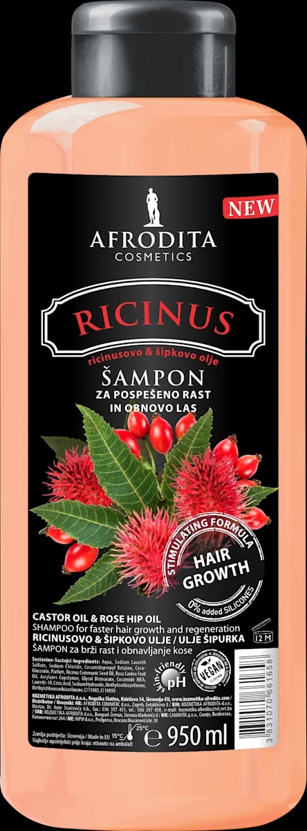 Afrodita Šampon Ricinus 950 ml - Akcija u trgovini Bipa